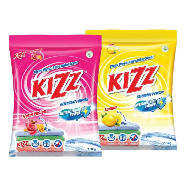 KIZZ DETERGENT POWDER FLORAL 800G