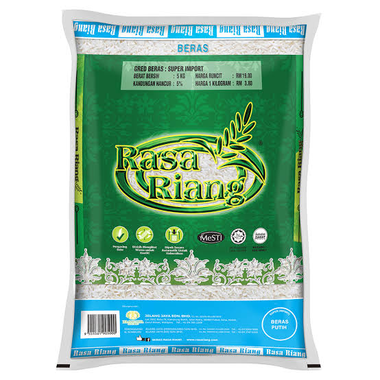 BERAS RASA RIANG 5KG - Auction